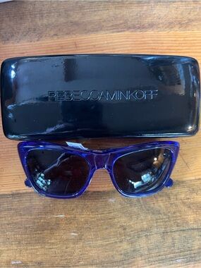Rebecca Minkoff Waverly Blue Cat Eye Sunglasses